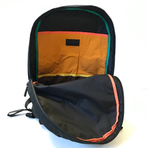 NEW Paul Smith Nylon Backpack Rucksack Mens Black Zip Around Travel Computer Bag - Picture 9 of 13